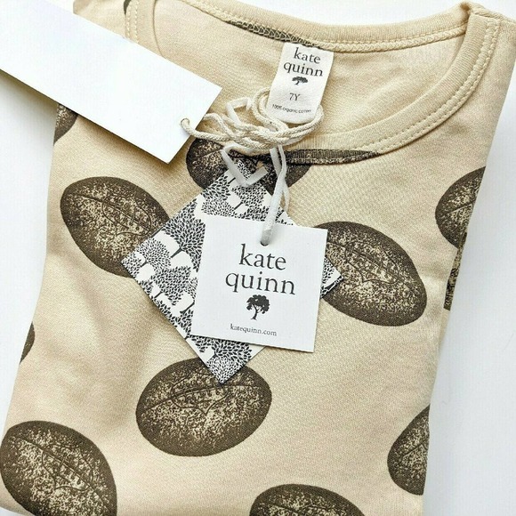 Football Pajamas Kate Quinn 7 Thanksgiving - Picture 3 of 4